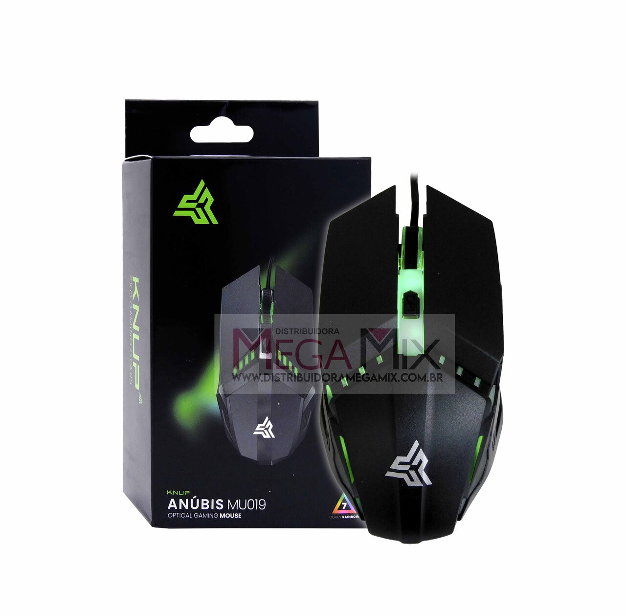 Mouse Gamer USB 7200DPI KP-MU014 - Knup