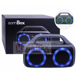 Caixa de Som Bluetooth Portátil 100W D-X612 - SomBox 