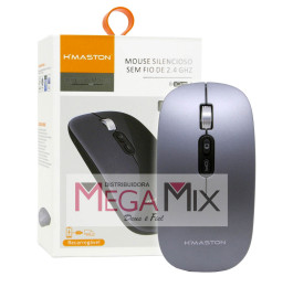 Mouse sem fio Recarregável 2.4G E-1400 - H'maston