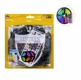 Fita de Led USB RGB 24W 5M com Controle LT-5050-5 - Litian