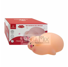 Luminária Silicone (Porquinho) KA-1741 - Kapbom