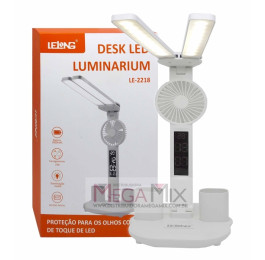 Luminária de Mesa Multifuncional LE-2218 - Lelong