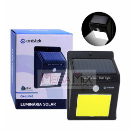 Luminária Solar com Sensor de movimento ON-LU048 - Onistek