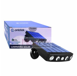 Luminária Solar 4 Leds - ON-LU102 - Onistek