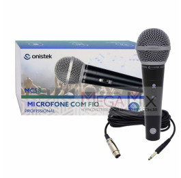 Microfone com Fio Recarregável ON-MC58 - Onistek