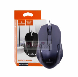 Mouse Óptico com Fio USB LEY-1504 - Lehmox