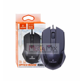 Mouse Óptico com fio USB LEY-1513 - Lehmox