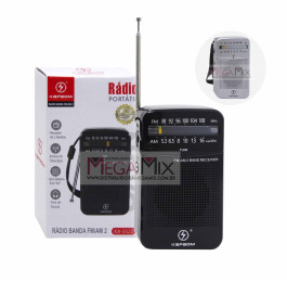 Mini Rádio Portátil FM/AM  KA-3322 - Kapbom