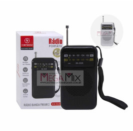 Mini Rádio Portátil FM/AM  KA-3325 - Kapbom