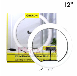 Iluminador Ring Light 12'' sem Tripé OR-PL300 - Oberon